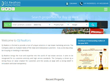 Tablet Screenshot of djrealtors.com